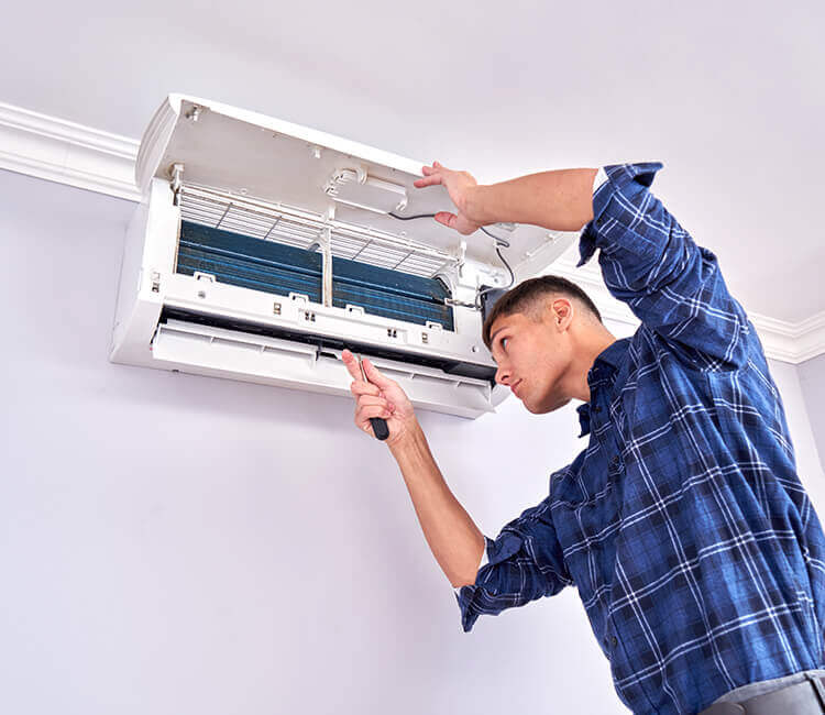 Изображение установки кондиционера